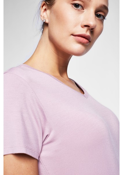 Lila Kadın T-Shirt 20S-2202-20B fırsatları