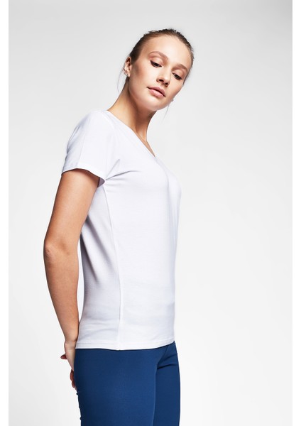 Beyaz Kadın T-Shirt 20S-2202-20B fiyatları
