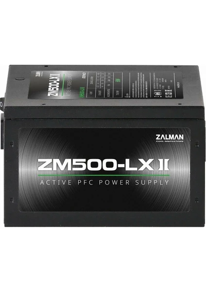 ZM500-LXII 500W Active 120 mm Fanlı Güç Kaynağı