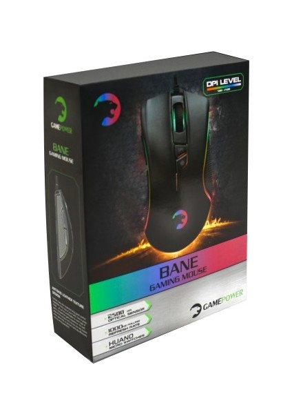 Bane RGB Optik Oyuncu Mouse