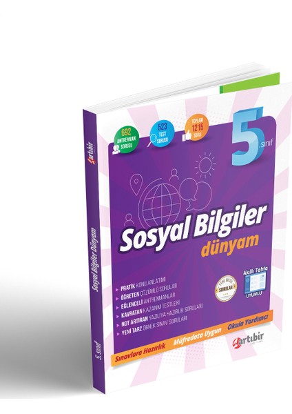 Artıbir Yayınları 5. Sınıf Sosyal Dünyam