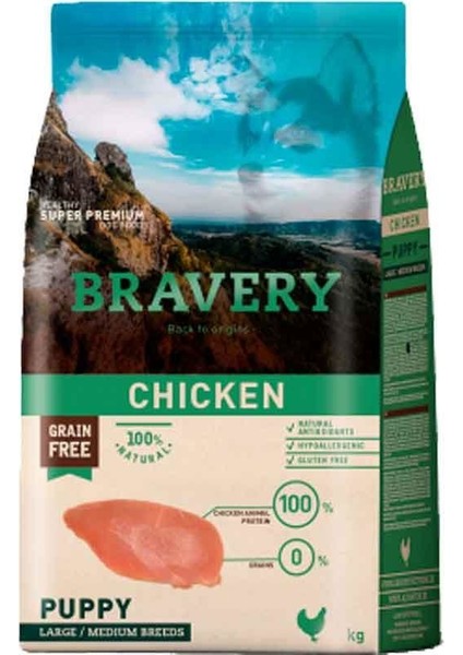 Tahılsız Tavuklu Yavru Köpek Maması 12 kg