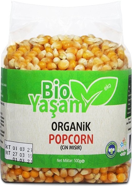 Bio Yaşam Organik Cin Mısır Popcorn 500 gr