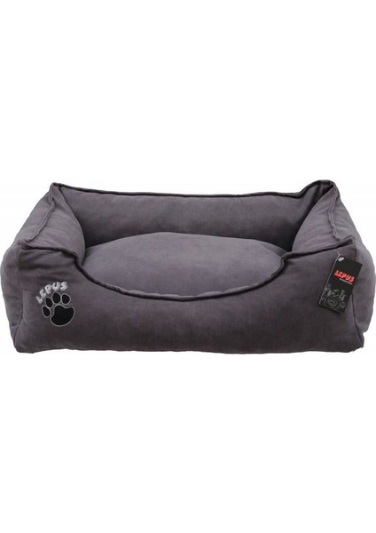 Soft Fermuarlı Köpek Yatağı Gri S 20 x 49 x 36 cm