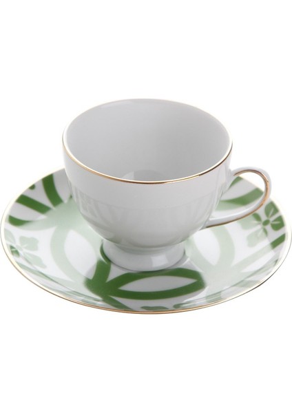 Morocco Tabak+Kahve Fincanı D1 Yeşil 80cc