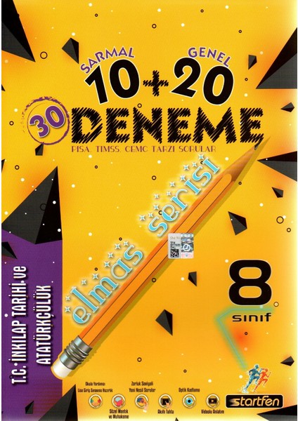 8. Sınıf Inkılap Tarihi 10 + 20 Elmas Serisi Deneme