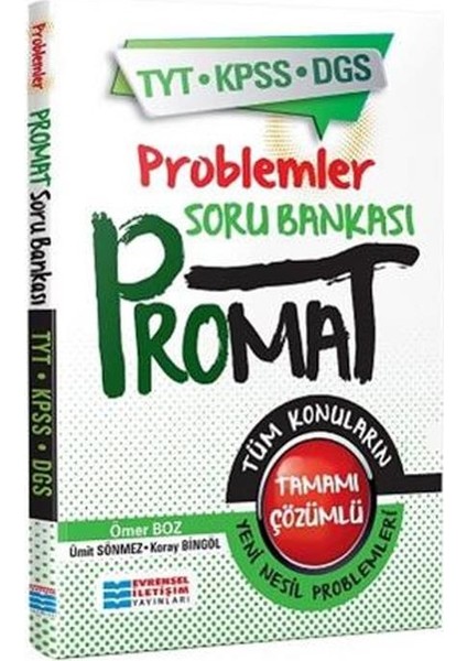 Promat Problemler Soru Bankası