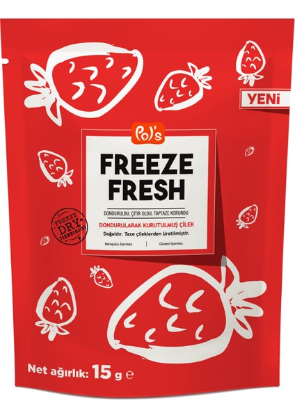 Organic Freeze-Dried Strawberry 15 gr