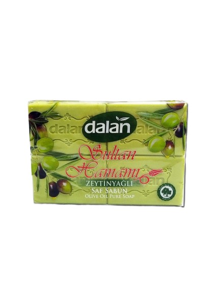 Sultan Hamamı Zeytinyağlı Sabun 175 gr x 4 x 2 Paket