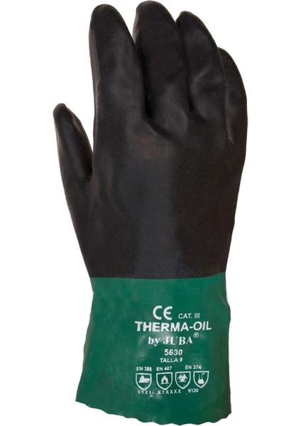 5630 Pamuk Astar Üzerine Neopren Termoplastik Kaplı Eldiven 10 - XL