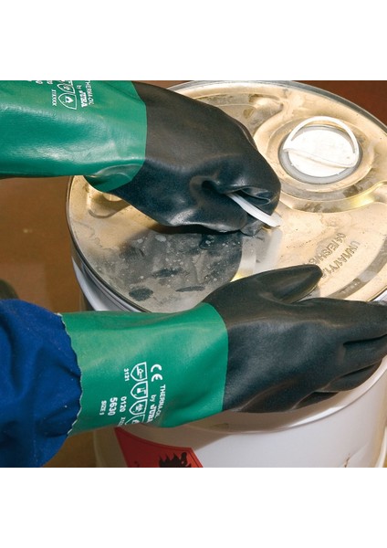 5630 Pamuk Astar Üzerine Neopren Termoplastik Kaplı Eldiven 10 - XL