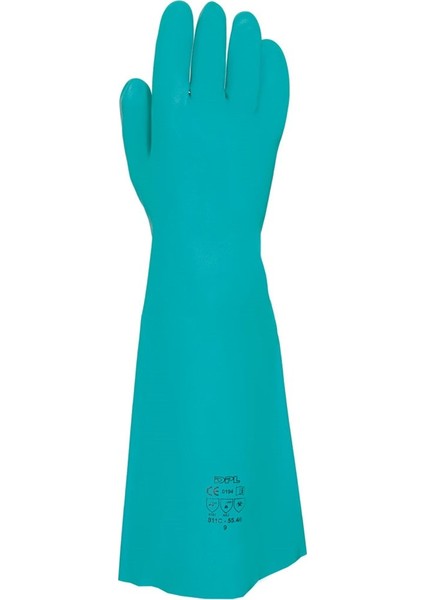 Uzun Yeşil Nitril Eldiven · (46cm) | Juba 811 C-55.46