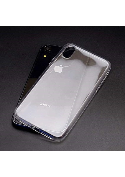 Apple iPhone XR Kamera Korumalı Silikon Kılıf Şeffaf