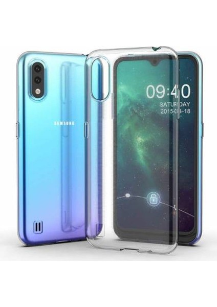 Samsung Galaxy A01 Şeffaf Kılıf