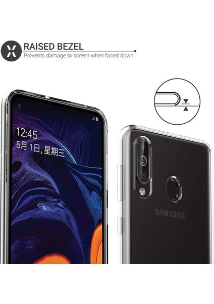 Samsung Galaxy A60 Premium Şeffaf Silikon Kılıf