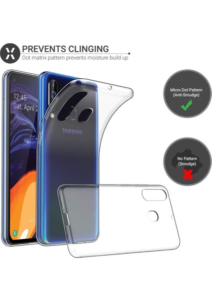 Samsung Galaxy A60 Premium Şeffaf Silikon Kılıf