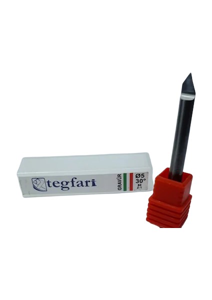 5mm Tungsten Gravür Yazı Ucu 30 Derece