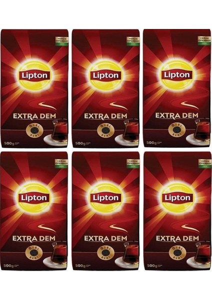 Extra Dem Dökme Çay 500 gr 6'lı