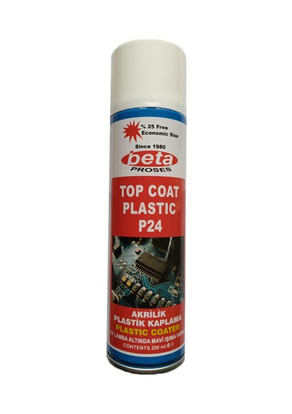 P-24 Elektronik Kart Plastik Kaplayıcı Sprey 250 ml