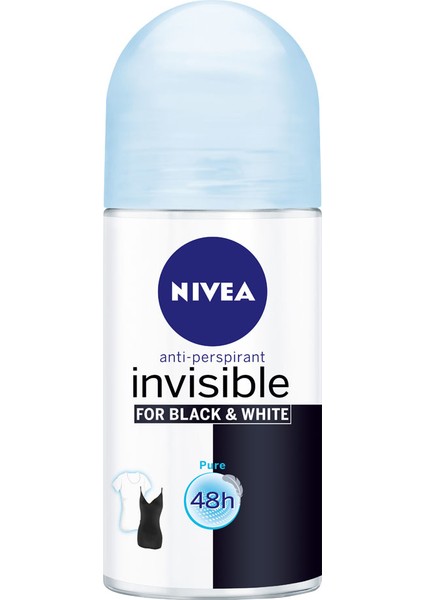 Nıvea Deo Roll-On 50 ml Invisible Pure Kadın