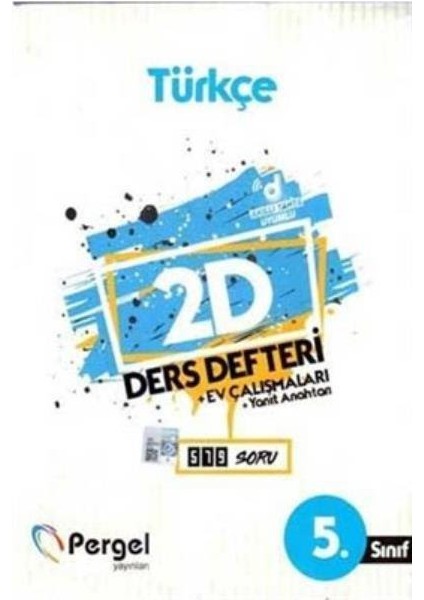 Pergel 5. Sınıf Türkçe 2D Ders Defteri-Ev Çalışmaları-Yanıt Anahtarı