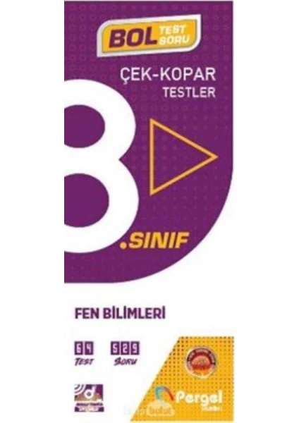 Pergel 8. Sınıf Fen Bilimleri Çek Kopar Yaprak Test