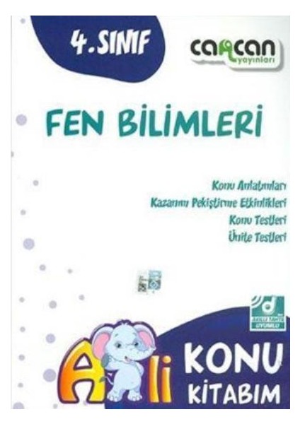 Cancan 4. Sınıf Fen Bilimleri Konu Kitabım