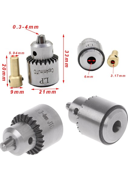 Motor Için Otomatik Mini Mandrel El Sıkmalı 3 Çeneli  Mandren Anahtar Sıkmalı Güçlü Mini Mıcromot