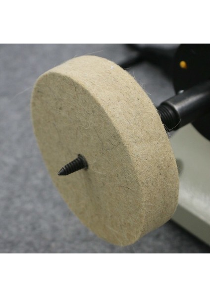 Mücevher Metal Altın Gümüş Parlatma Polisaj Keçesi Seramik Mermer Plastik Bakalit Cizik Diski 100 mm