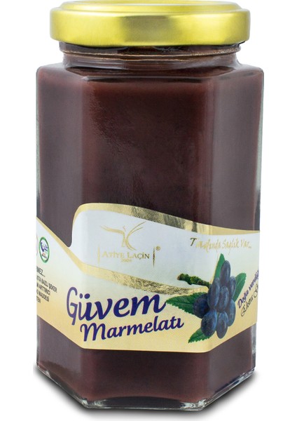 Atiye Laçin Güvem Marmelatı 250 gr ( %100 Doğal ,Katkı Maddesi , Renklendirici ve Koruyucu İçermez. )