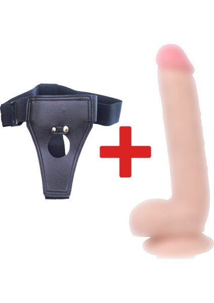 Dildo Series Optimus 24 cm Belden Bağlamalı Penis