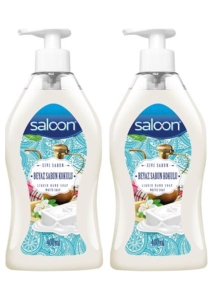 Sıvı Sabun Beyaz Sabun Kokulu 400 ml 2'li