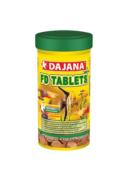 FD Tropical Balıkları İçin Tablet Yem 100 Ml 50 Gr