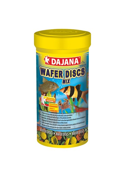 Wafer Discs Mix Karışık Dip Yemi 250 Ml 100 Gr