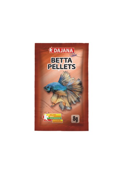 Betta Pellets Beta Balık Yemi 8 Gr