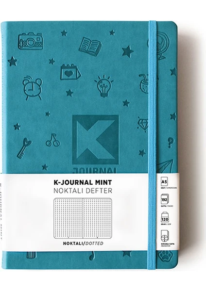 K-Journal Noktalı Defter Turkuaz