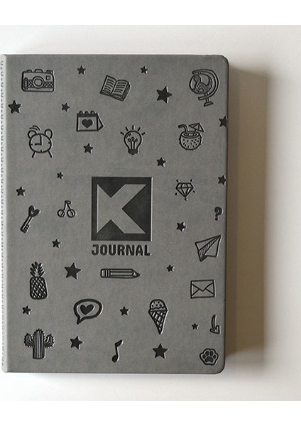 K-Journal Noktalı Defter Gri