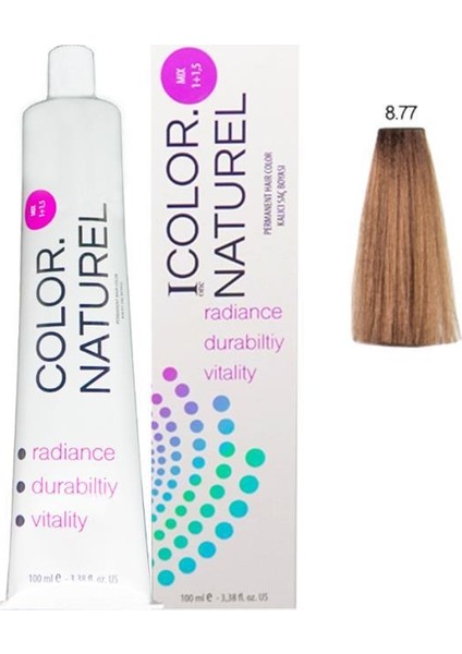 Saç Boyası 8.77 Karamel 100 ml