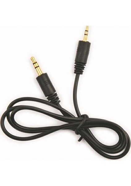 3,5 mm Stereo Jaklı Ses Kablosu 1,5 m Gold
