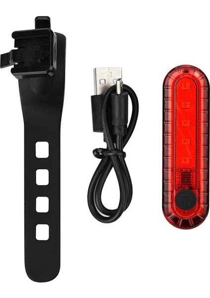 Bisiklet USB Şarjlı Arka LED Lamba