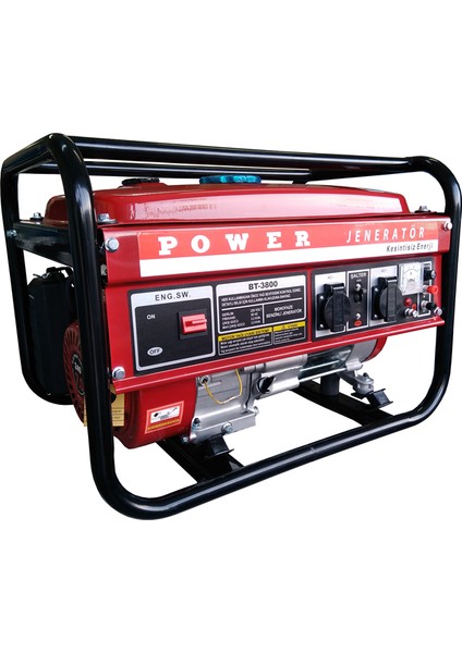 BT3800 3.5 Kva BENZİNLİ JENERATÖR - İpli