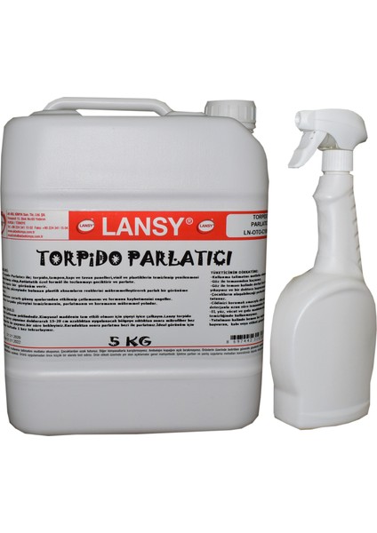 Torpido Parlatıcı 5 kg + Uygulama Spreyi ve Süngeri