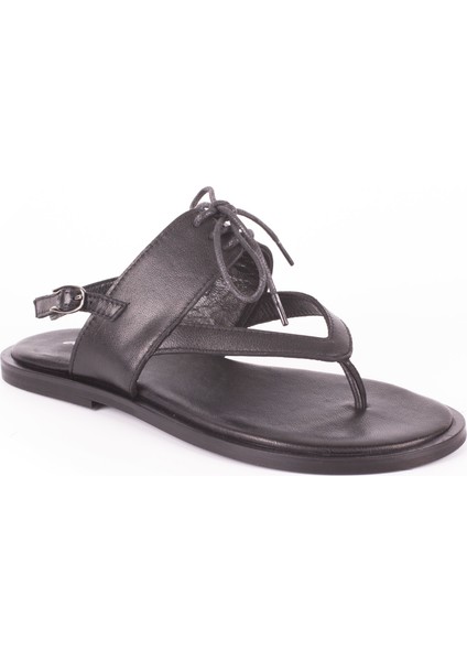 Siyah Deri Sandalet 36 fiyatları