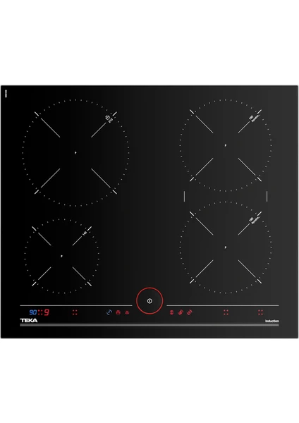 IT 6450 IKNOB Cam Seramik İndüksiyonlu Ocak 7400 W Siyah 60 cm 10210182