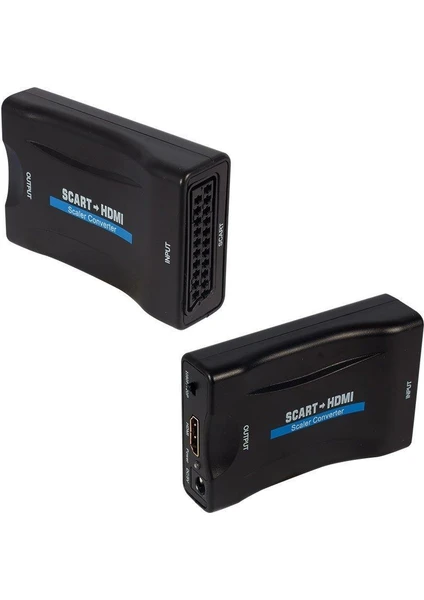 Powermaster Scart To HDMI Çevirici Adaptör