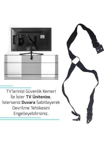 Powermaster 15''-75'' Lcd-Led Tv Bebek Güvenlik Kemeri PWR-1575