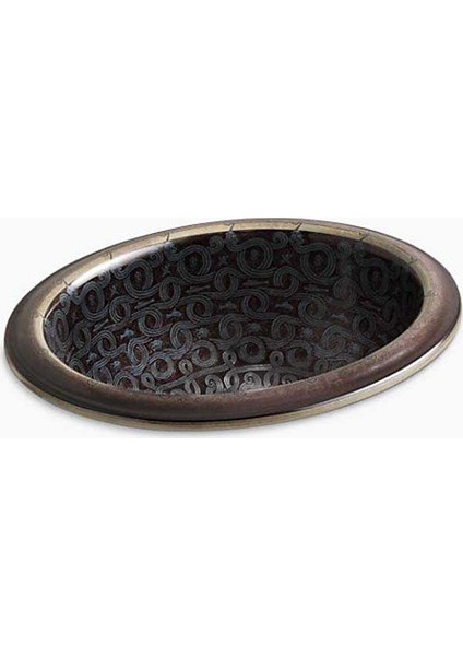 Serpentine Bronze Tezgah Üstü Lavabo