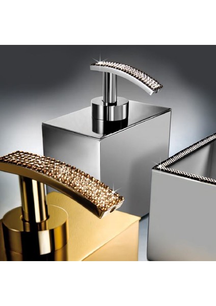 Star Light Diş Fırçalık Swarovski Beyaz Kristal Krom fiyatları