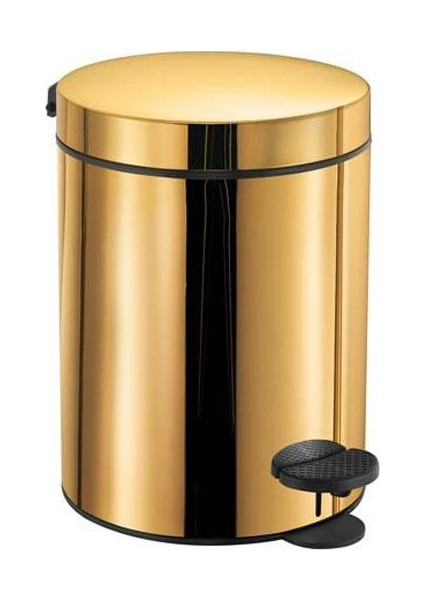 Pedallı Çöp Kovası Altın 3 lt
