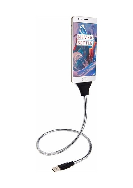 Type-C Flexible Standlı Şarj ve Data Kablosu